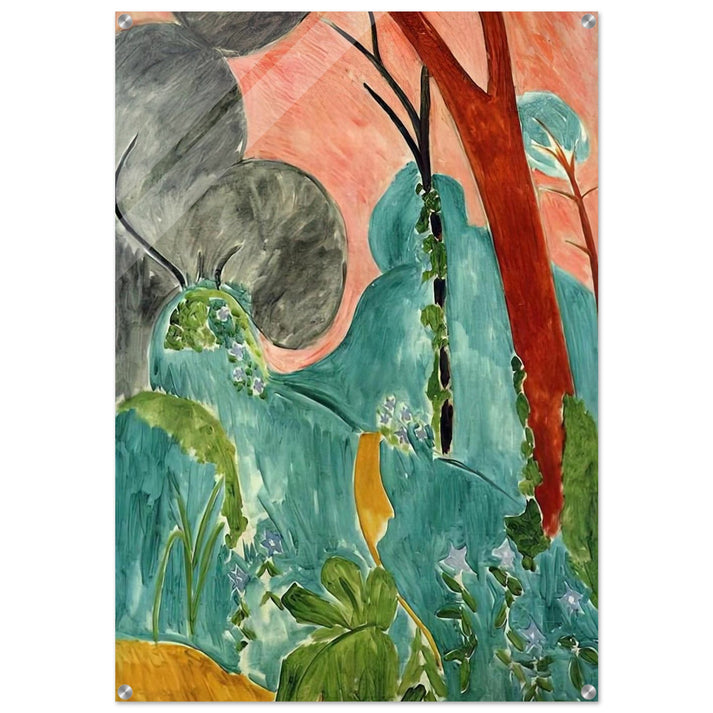 MORACCAN GARDEN 1912 - Henri Matisse Acrylic Print - 70x100 cm / 28x40″ inches