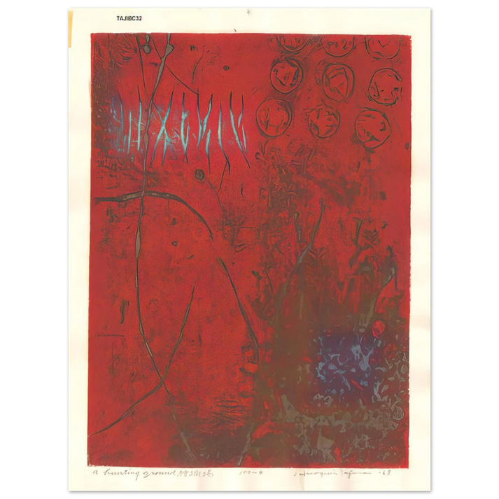 Hiroyuki Tajima - A Hunting Ground - 1968 75x100 cm / 30x40inches Fine Art Poster