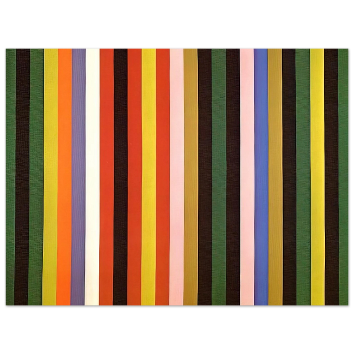 Gene Davis - Ferris Wheel - 1963 75x100 cm / 30x40inches Fine Art Poster