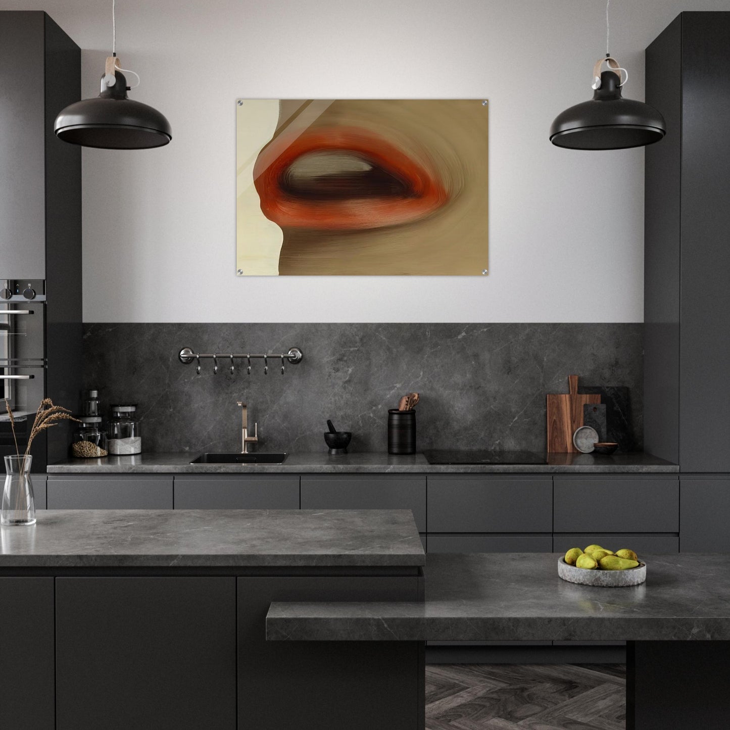 MUND MOUTH BRIGITTE BARDOT S LIPS 1963 - Gerhard Richter Acrylic Print - 70x100 cm / 28x40″ inches