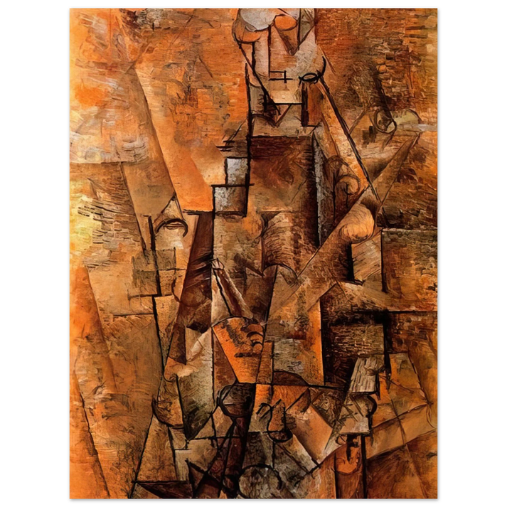 Pablo Picasso - Clarinetist - 1911 75x100 cm / 30x40inches Fine Art Poster