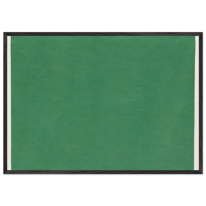 Green - Ellsworth Kelly 70x100 cm / 28x40 inches Framed Art Print – Black Wooden Frame