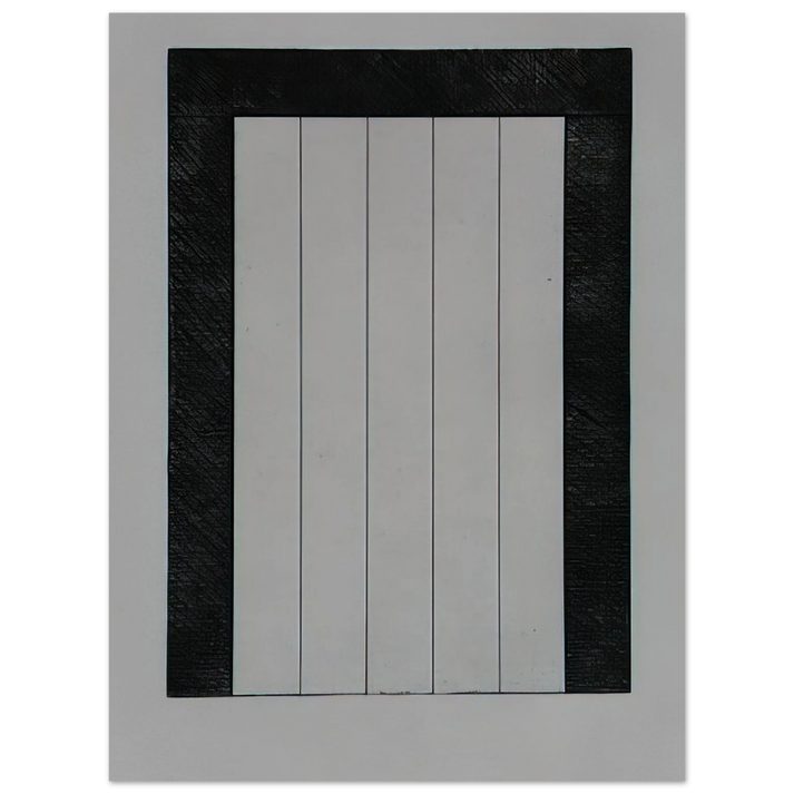 Brice Marden - Untitled from 12 Views for Caroline Tatyana - 1979 75x100 cm / 30x40inches Fine Art Poster