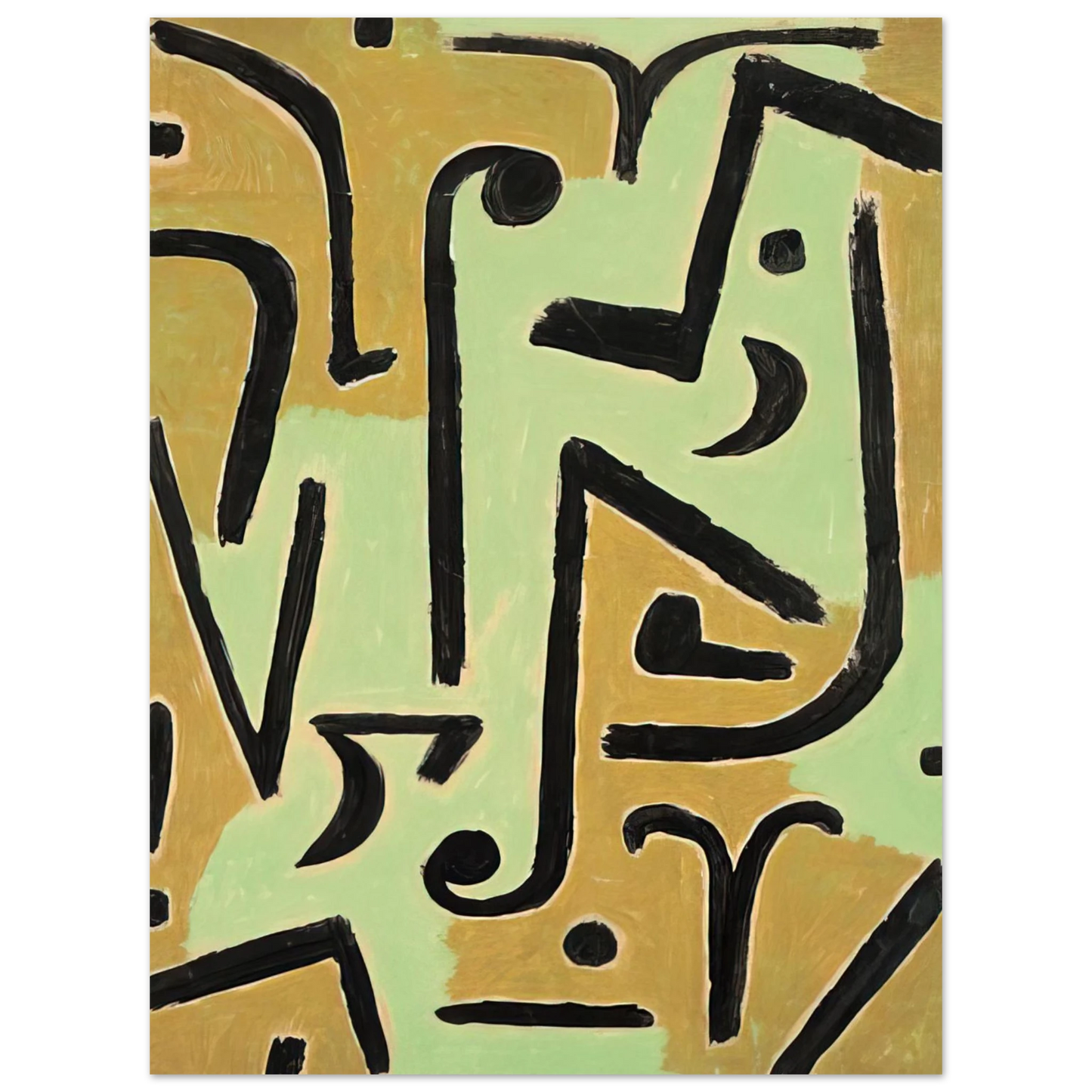 Paul Klee - HALME 1940 75x100 cm / 30x40inches Fine Art Poster