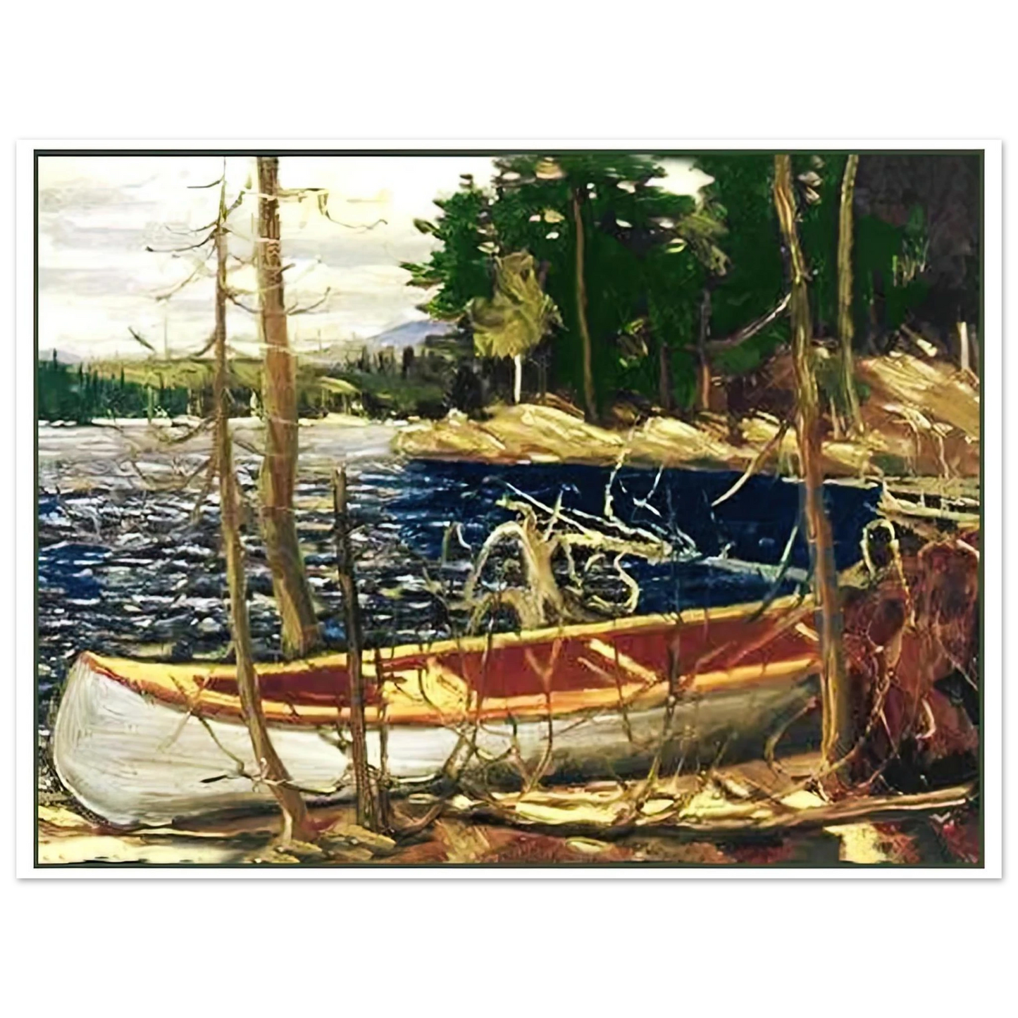 Tom Thomson - THE CANOE 1912 75x100 cm / 30x40inches Fine Art Poster