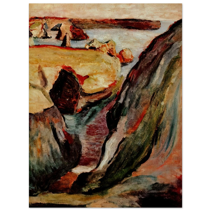 Henri Matisse - ROCHERS A BELLE ILE 1896 75x100 cm / 30x40inches Fine Art Poster
