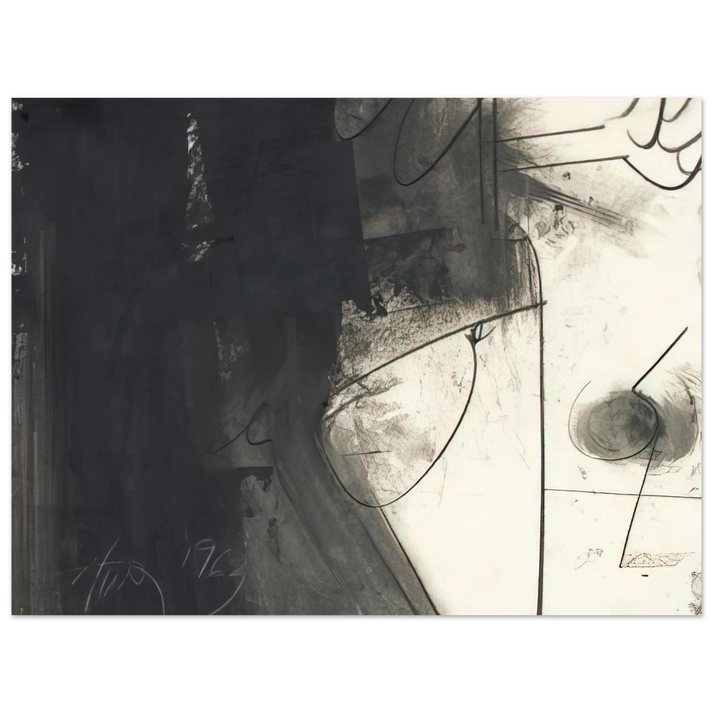 Hassel Smith - Untitled - 1963 75x100 cm / 30x40inches Fine Art Poster