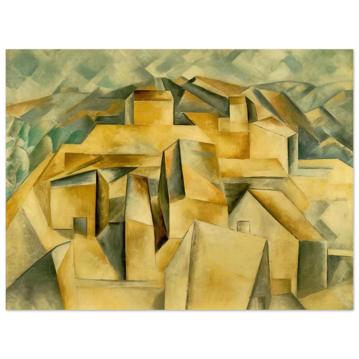 Pablo Picasso - Houses on the hill 75x100 cm / 30x40inches Fine Art Poster