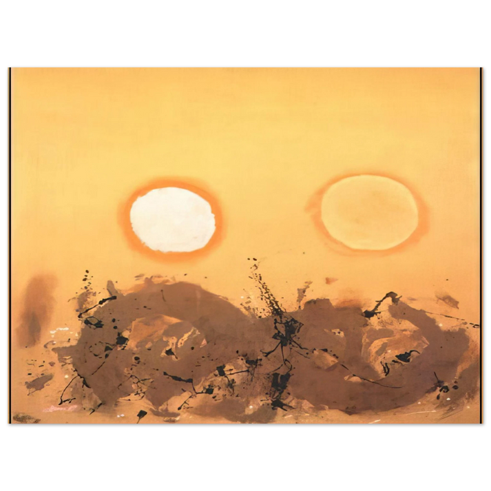 Adolph Gottlieb - Duet - 1962 75x100 cm / 30x40inches Fine Art Poster