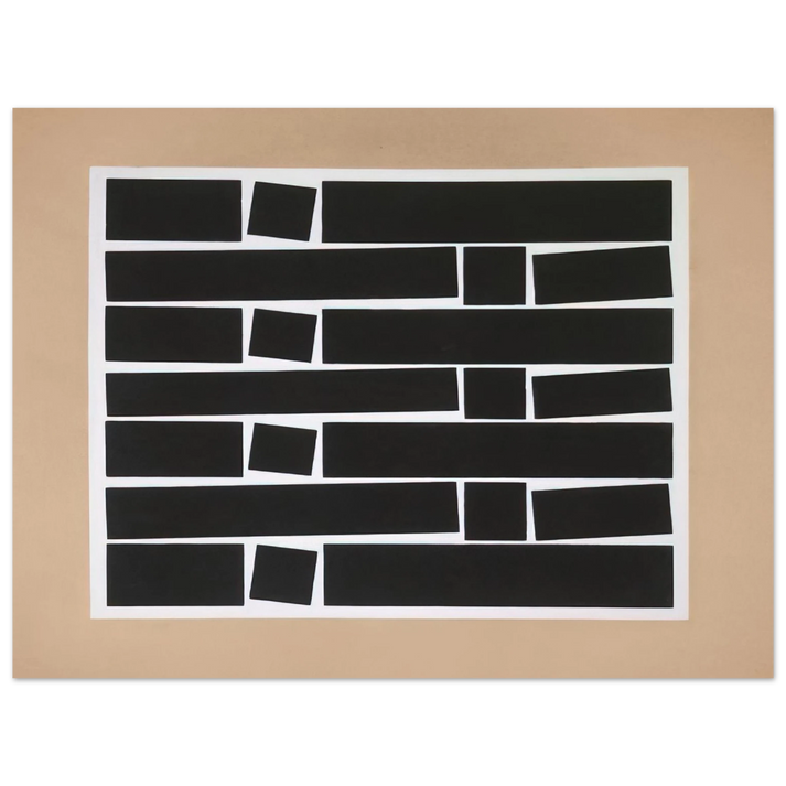 Helio Oiticica - Metaesquema 169 - Neo-Concretism 75x100 cm / 30x40inches Fine Art Poster