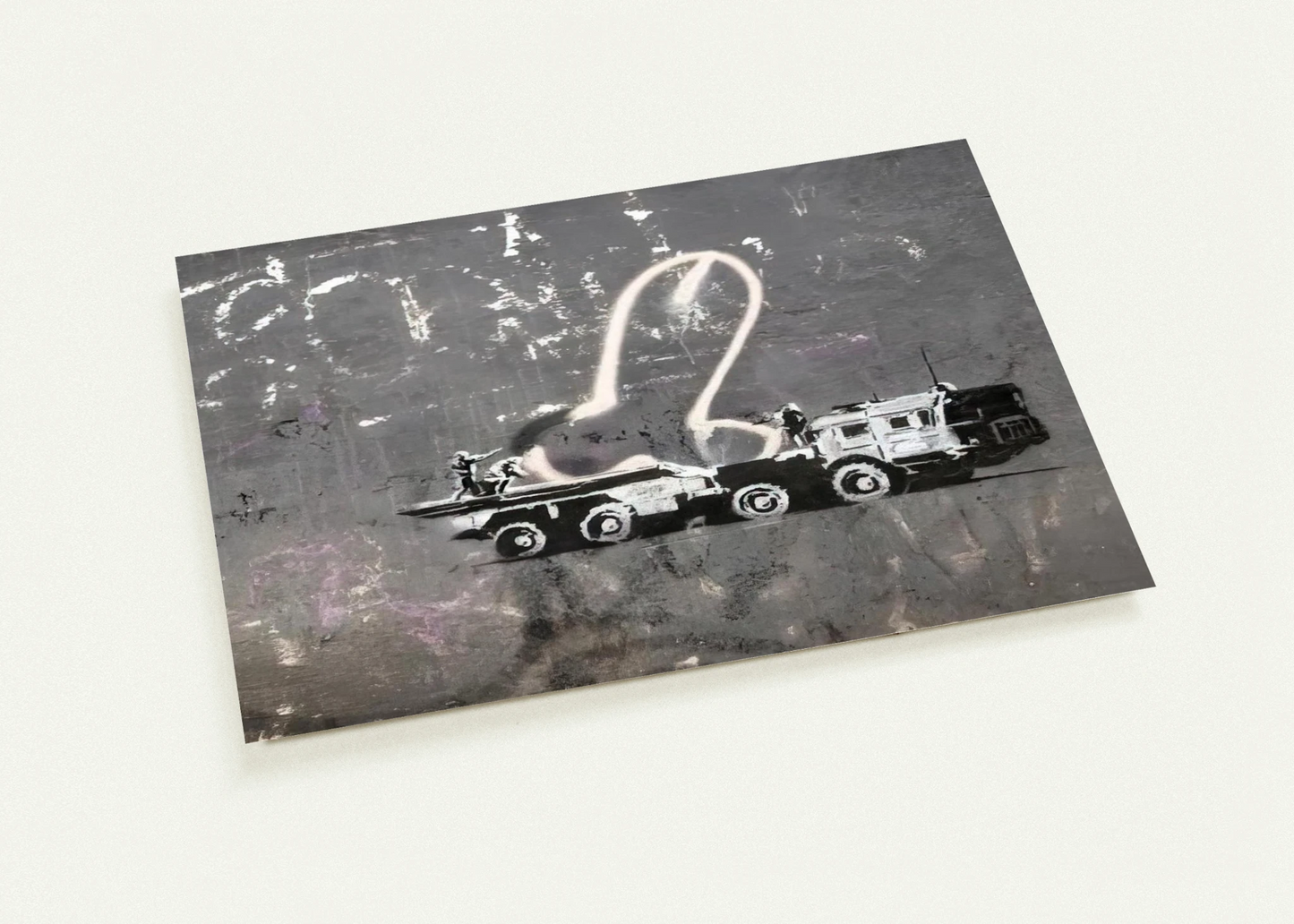 KYIV VELYKA ZHYTOMYRSKA 13 2022 By Banksy Pack of 10 Post Cards | Banksy Post Cards | A6 (10.5 x 14.8 cm) - 4.1 x 5.8 inches