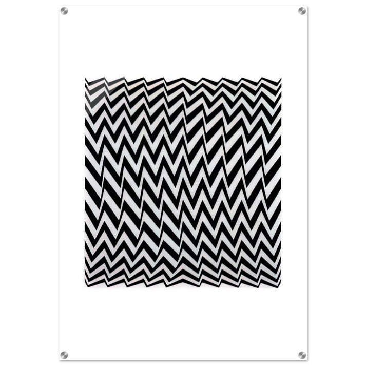 FRAGMENT 3 1965 - Bridget Riley Acrylic Print - 70x100 cm / 28x40″ inches