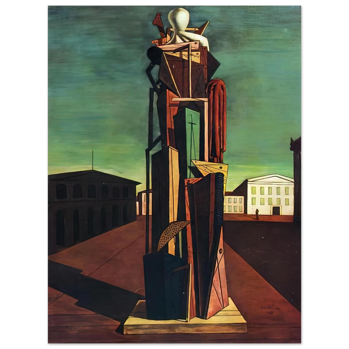 Giorgio de Chirico - THE GREAT METAPHYSICIAN 1917 75x100 cm / 30x40inches Fine Art Poster