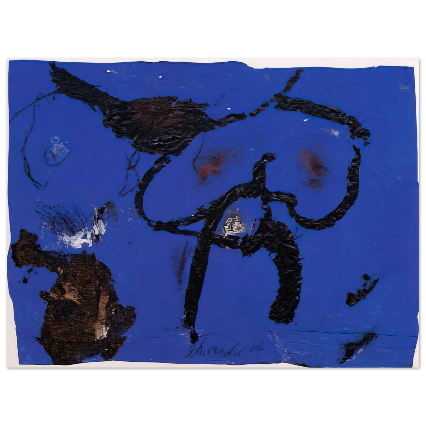 Emil Schumacher - G-3 - 1982 75x100 cm / 30x40inches Fine Art Poster