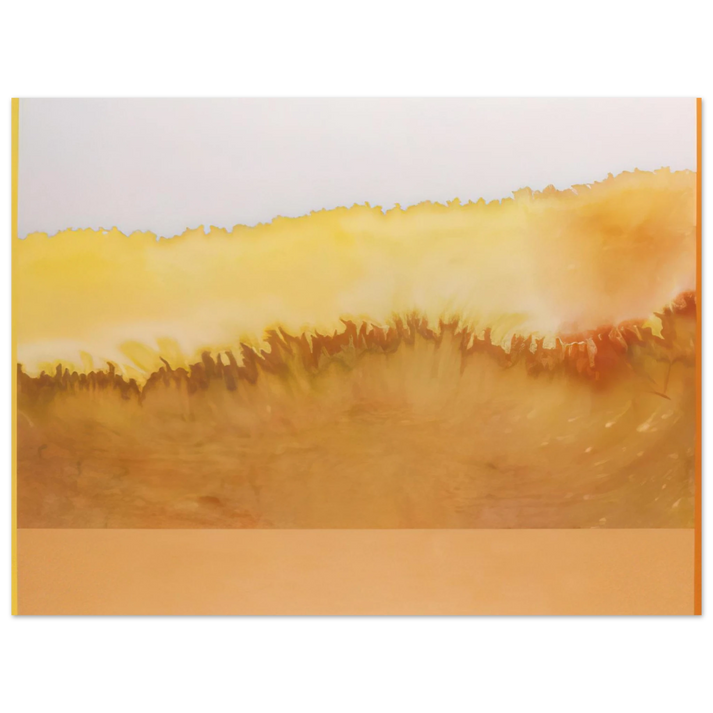 Ronnie Landfield - Sun Castle - 1979 75x100 cm / 30x40inches Fine Art Poster