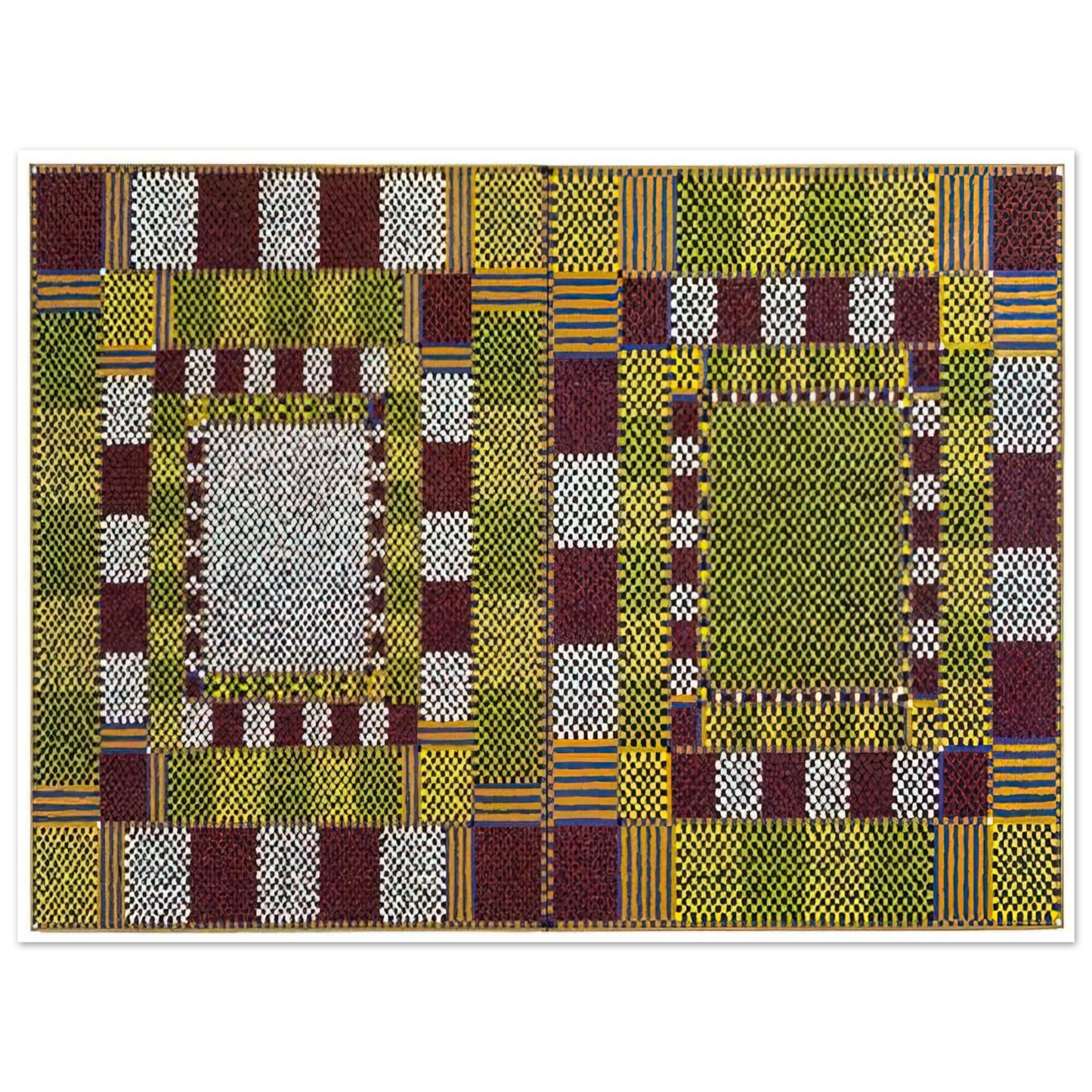 Alfred Jensen - Timaeus III and IV - 1966 75x100 cm / 30x40inches Fine Art Poster