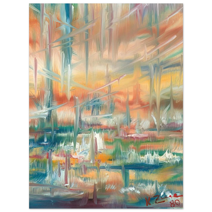 Konrad Zuse - Abstract Composition 75x100 cm / 30x40inches Fine Art Poster
