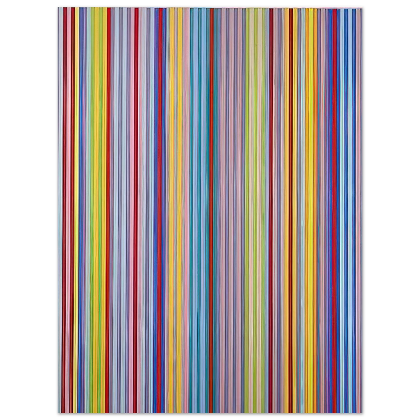 Gene Davis - Battle for Grownups - 1970 75x100 cm / 30x40inches Fine Art Poster