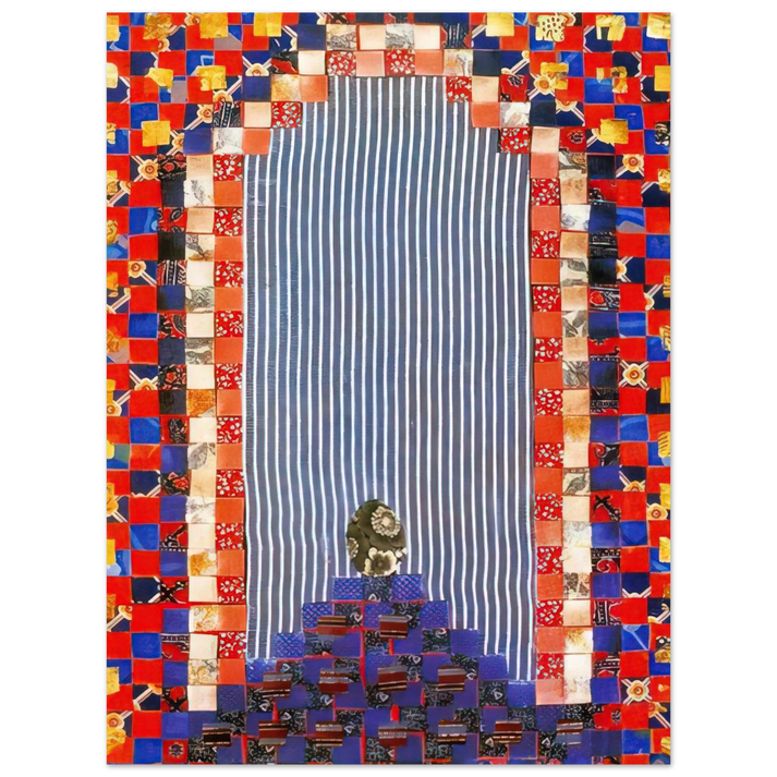 Miriam Schapiro - The First Theater - PD Pattern and Decoration 75x100 cm / 30x40inches Fine Art Poster