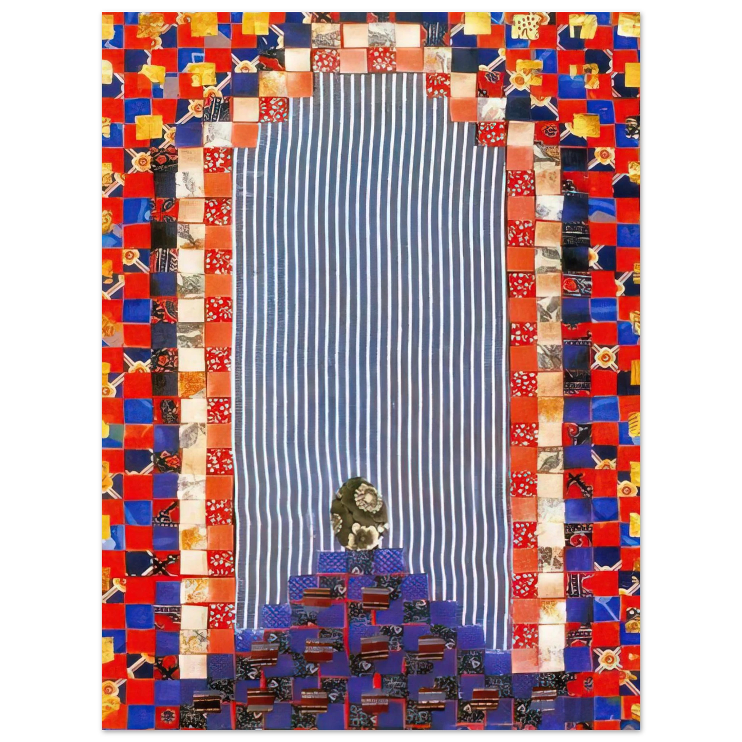 Miriam Schapiro - The First Theater - PD Pattern and Decoration 75x100 cm / 30x40inches Fine Art Poster
