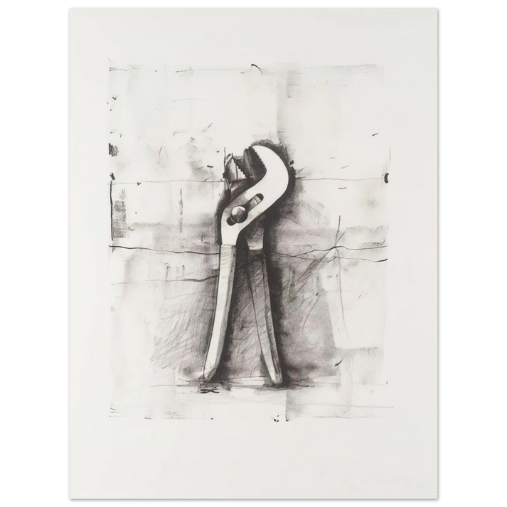 Jim Dine - UNTITLED FROM TEN WINTER TOOLS 1973 75x100 cm / 30x40inches Fine Art Poster