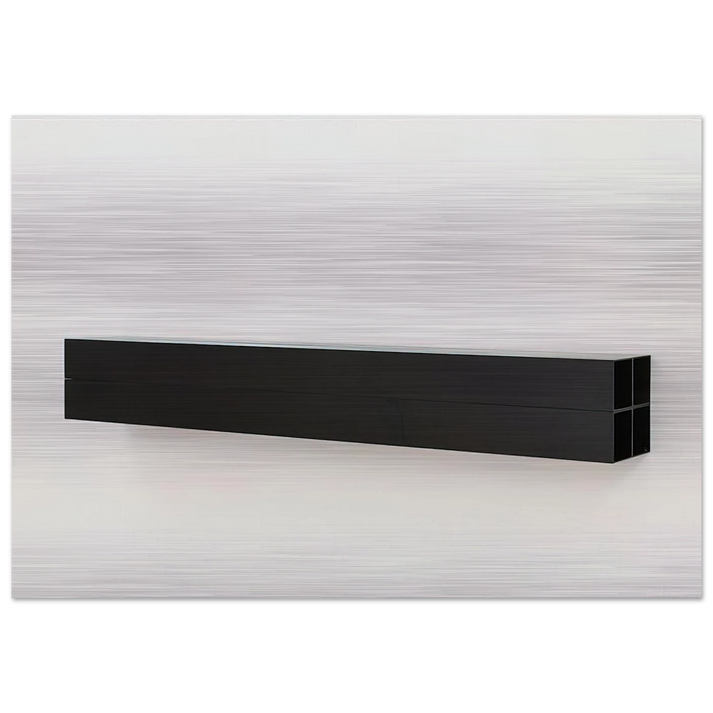 Untitled - 1990 - Donald Judd Brushed Aluminum Print - 70x100 cm / 28x40 inches | Donald Judd Aluminum Print | Donald Judd Prints