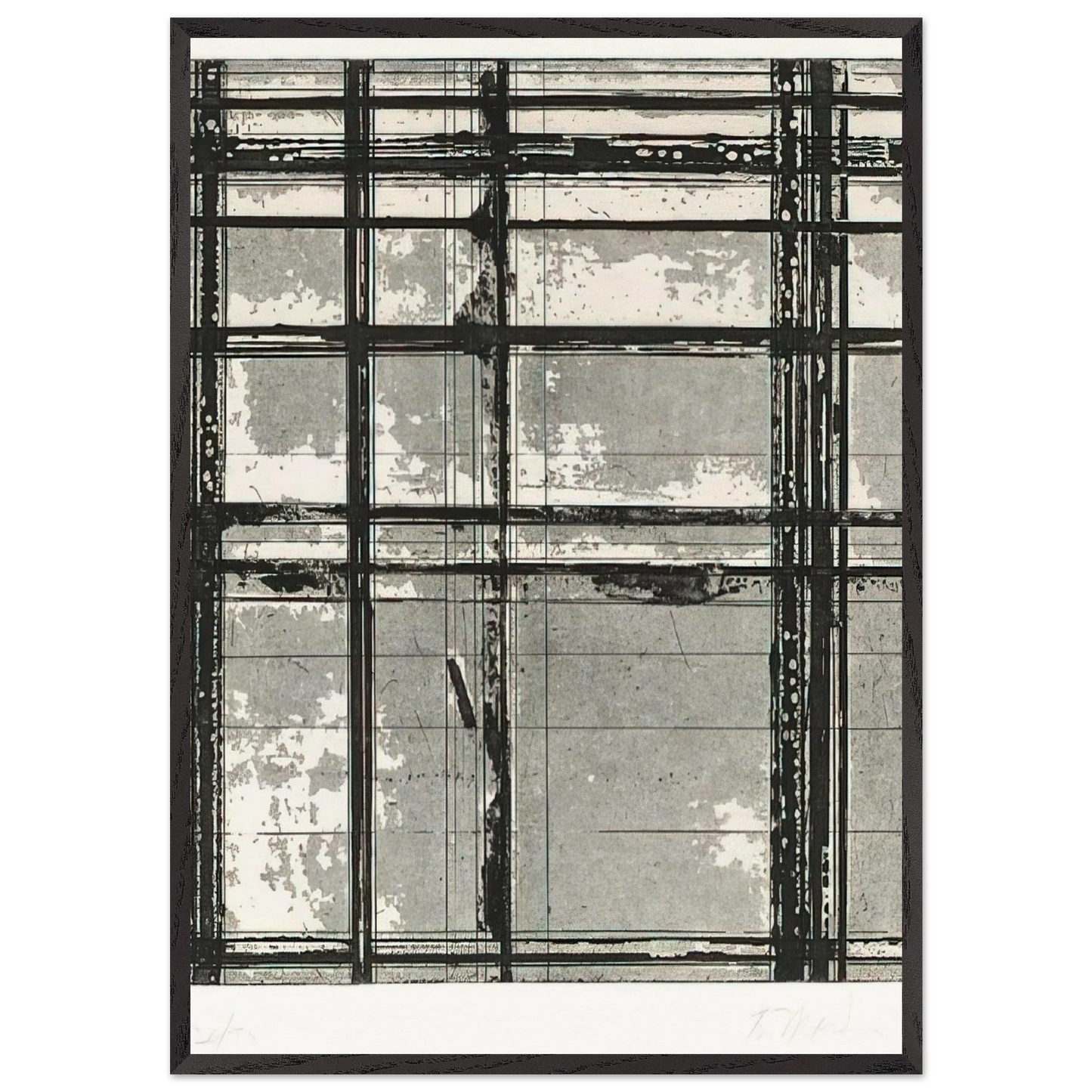 Untitled from Tiles - 1979 - Brice Marden 70x100 cm / 28x40 inches Framed Art Print – Black Wooden Frame