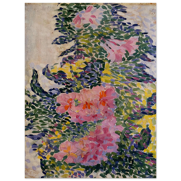 Henri-Edmond Cross - Flowers 75x100 cm / 30x40inches Fine Art Poster