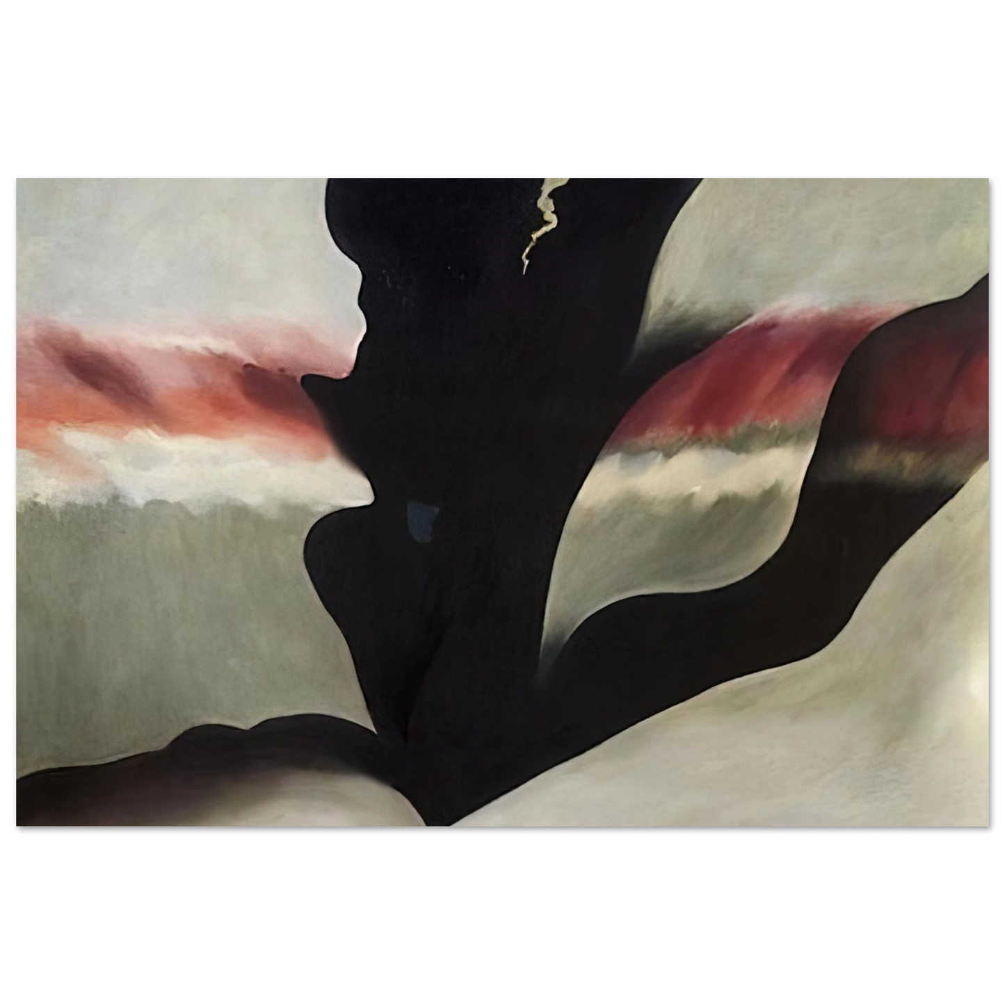 Georgia O'Keeffe - Black Place Green Fine Art Poster