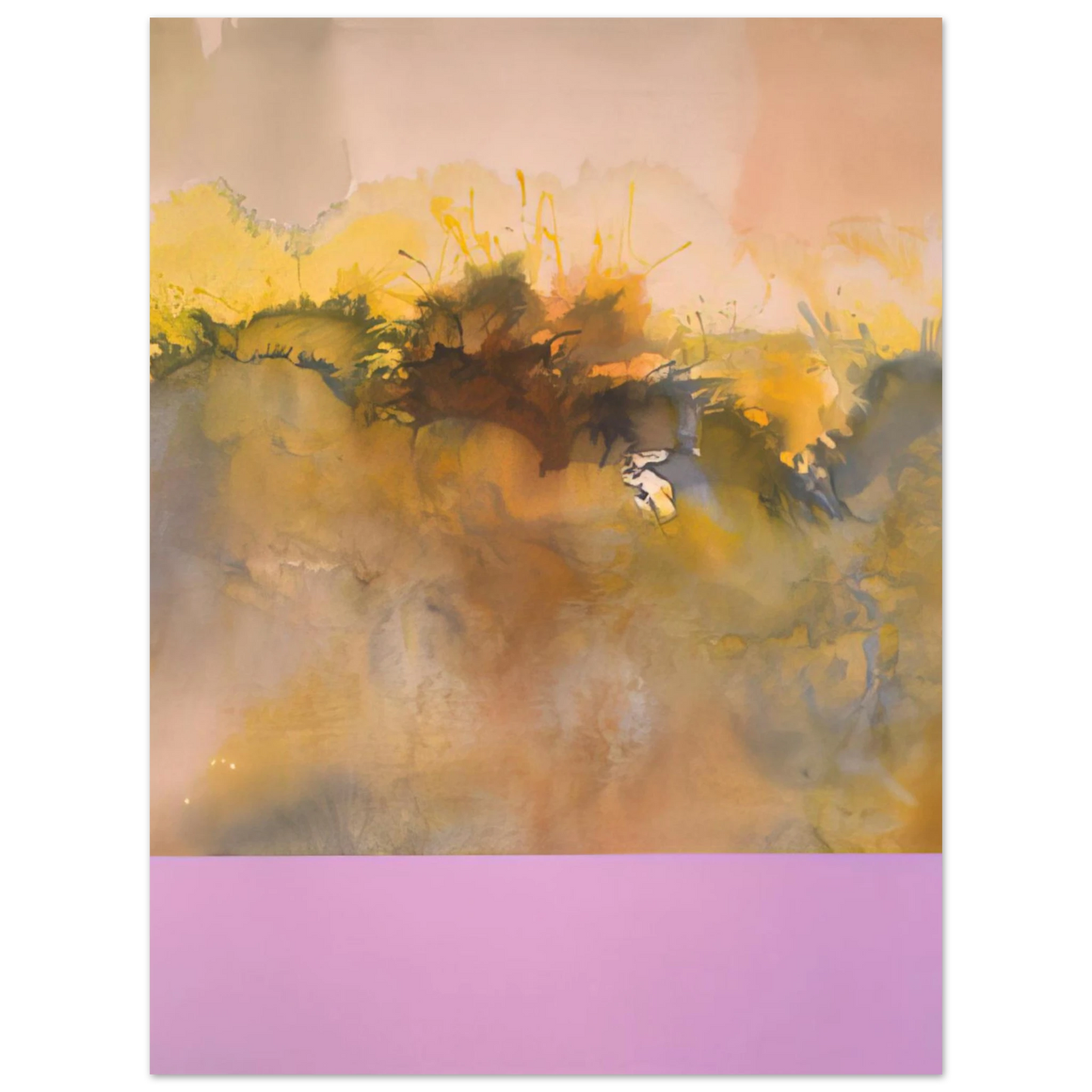 Ronnie Landfield - Isidiris - 1969 75x100 cm / 30x40inches Fine Art Poster