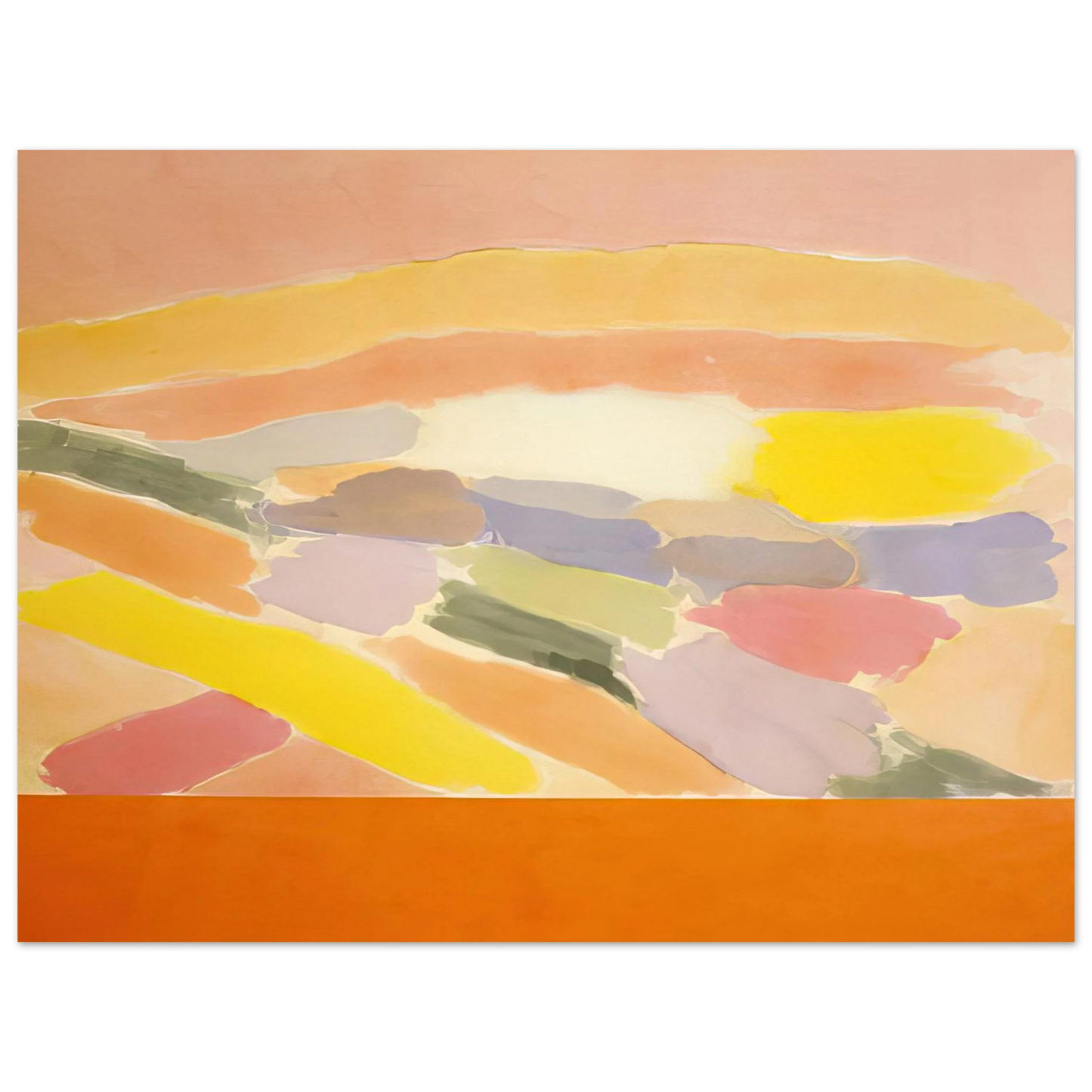 Ronnie Landfield - Arielle - 1978 75x100 cm / 30x40inches Fine Art Poster