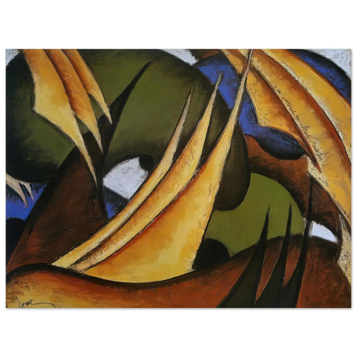 Arthur Dove - Sails - 1912 75x100 cm / 30x40inches Fine Art Poster