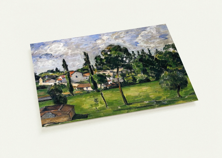 Landscape with Waterline By Paul Cézanne Pack of 10 Post Cards | Paul Cézanne Post Cards | A6 (10.5 x 14.8 cm) - 4.1 x 5.8 inches