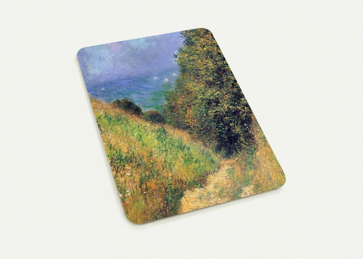 Path at Pourville 02 By claude monet Pack of 10 Post Cards | claude monet Post Cards | A6 (10.5 x 14.8 cm) - 4.1 x 5.8 inches