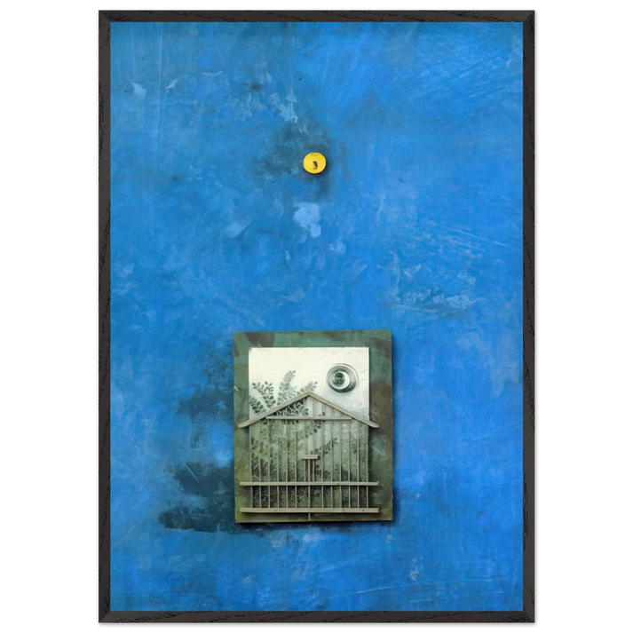 Sanctuary - Max Ernst 70x100 cm / 28x40 inches Framed Art Print – Black Wooden Frame
