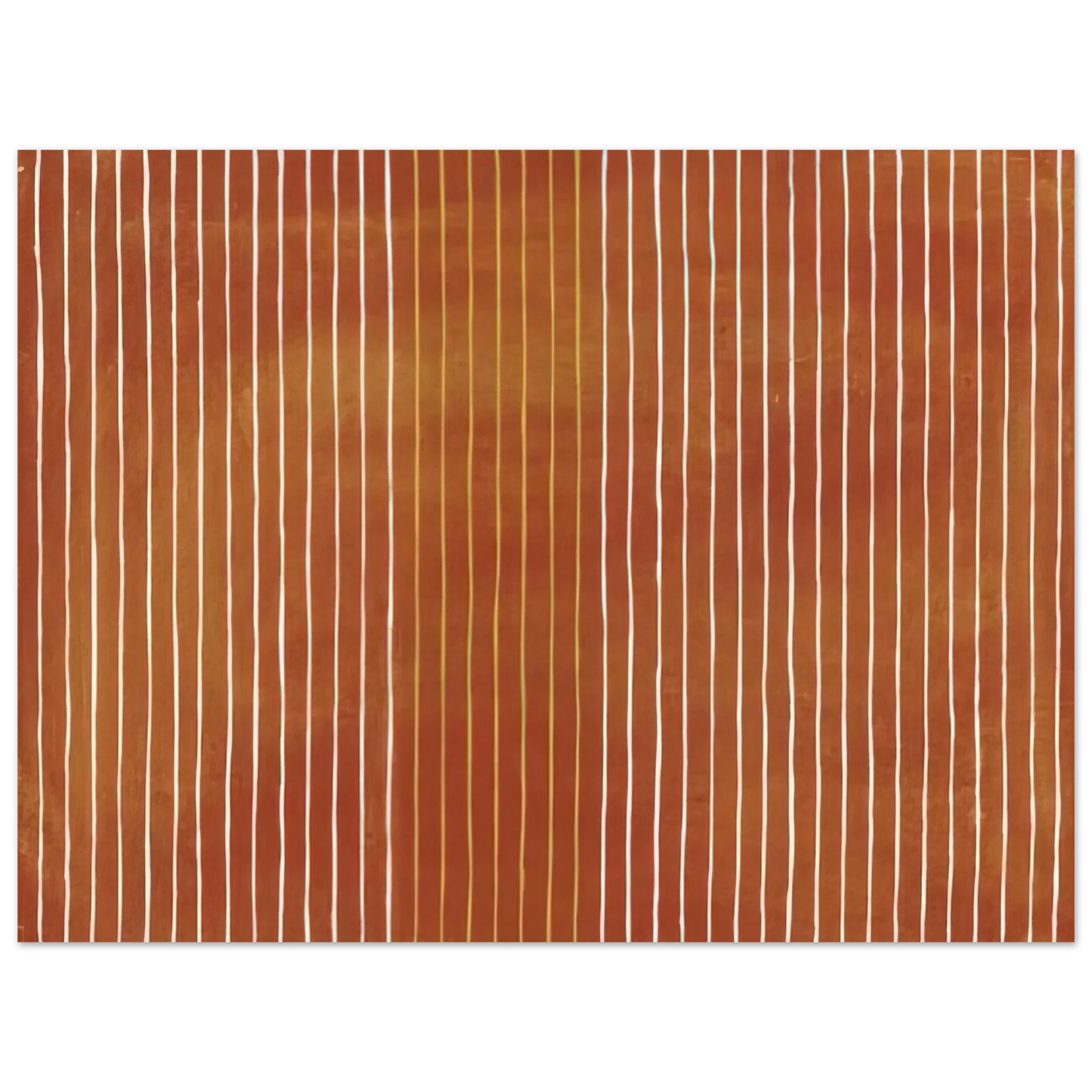 Gene Davis - Pumpkin - 1959 75x100 cm / 30x40inches Fine Art Poster