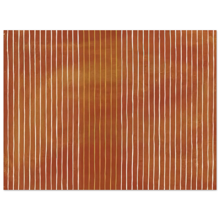 Gene Davis - Pumpkin - 1959 75x100 cm / 30x40inches Fine Art Poster