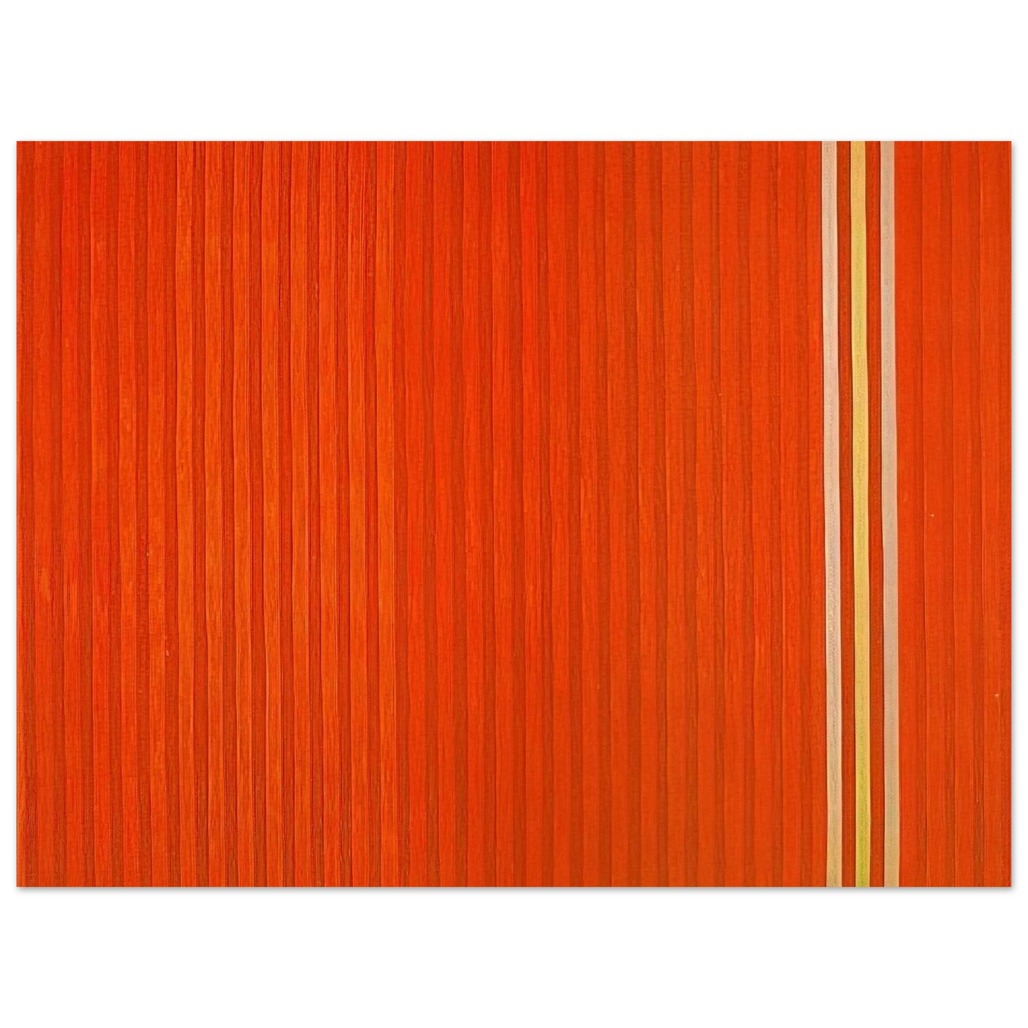 Gene Davis - Red Devil - 1959 75x100 cm / 30x40inches Fine Art Poster