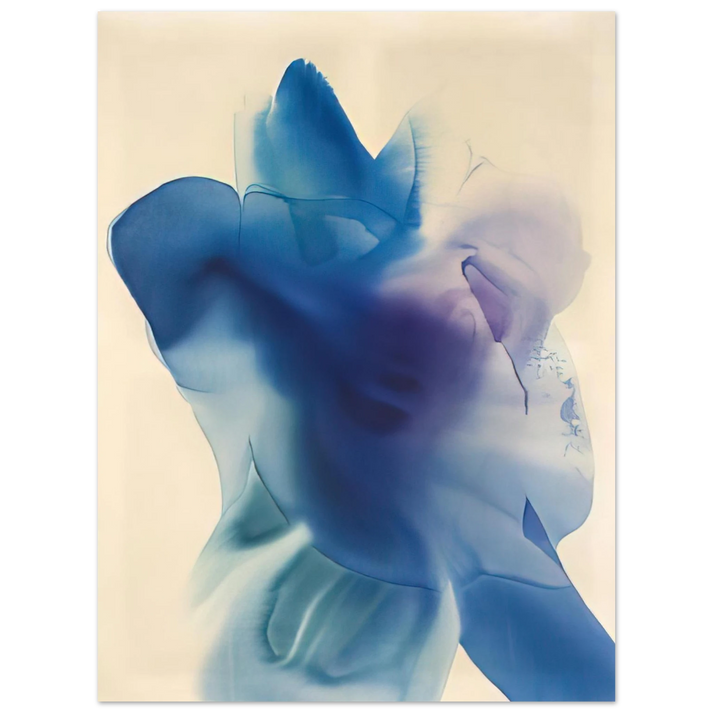 Paul Jenkins - Phenomena Astral Blue - 1968 75x100 cm / 30x40inches Fine Art Poster