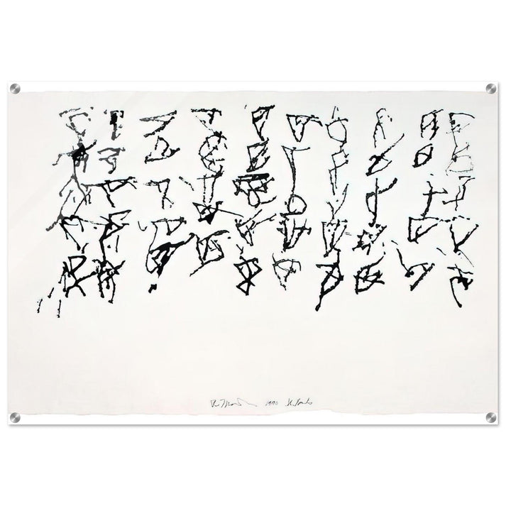 St. Barts 1 - 1991 - Brice Marden Acrylic Print - 70x100 cm / 28x40″ inches