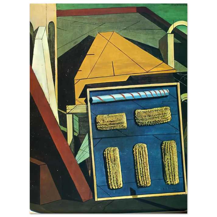 Giorgio de Chirico - THE GENTLE AFTERNOON 1916 75x100 cm / 30x40inches Fine Art Poster