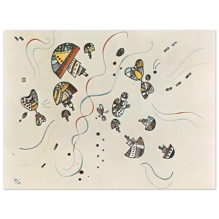 Wassily Kandinsky - LAST WATERCOLOUR 1944 75x100 cm / 30x40inches Fine Art Poster
