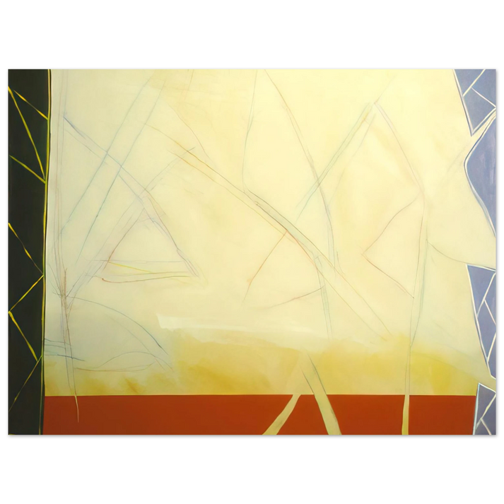 Ronnie Landfield - Rights Of Man 6 - 1988 75x100 cm / 30x40inches Fine Art Poster