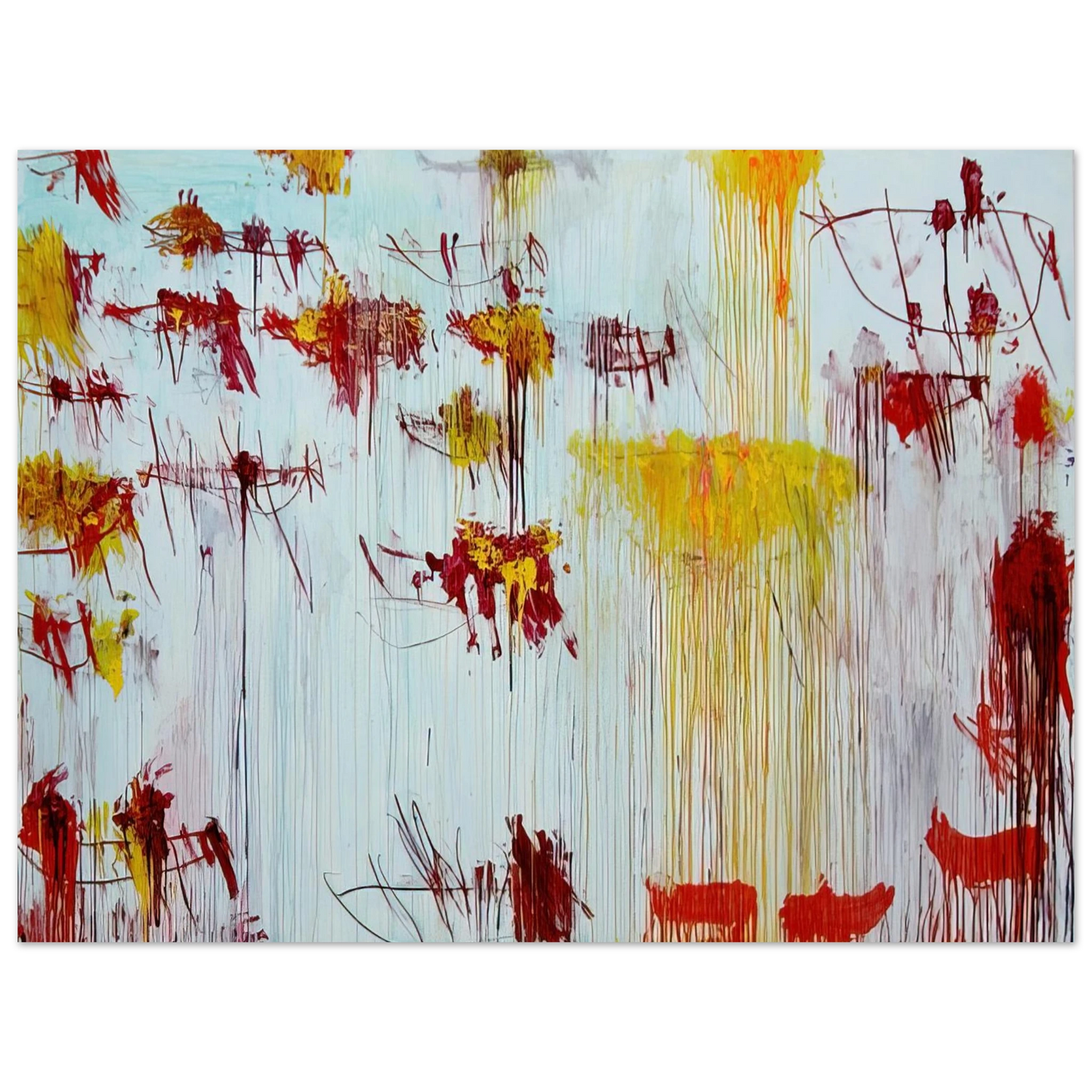 Cy Twombly - Lepanto, Part X 75x100 cm / 30x40inches Fine Art Poster