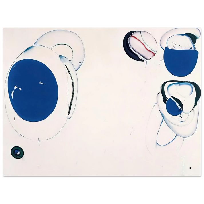 Sam Francis - Blue Balls VIII 75x100 cm / 30x40inches Fine Art Poster