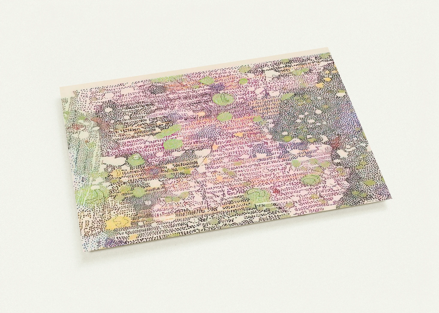 I PART OF SABINE D REGION SOUTHWEST MARE TRANQUILITATIS FROM LITHOGRAPHS BASED ON GEOLOGIC MAPS 1972 By Nancy Graves Pack of 10 Post Cards | Nancy Graves Post Cards | A6 (10.5 x 14.8 cm) - 4.1 x 5.8 inches
