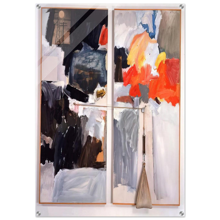 STUDIO PAINTING 1961 - Robert Rauschenberg Acrylic Print - 70x100 cm / 28x40″ inches