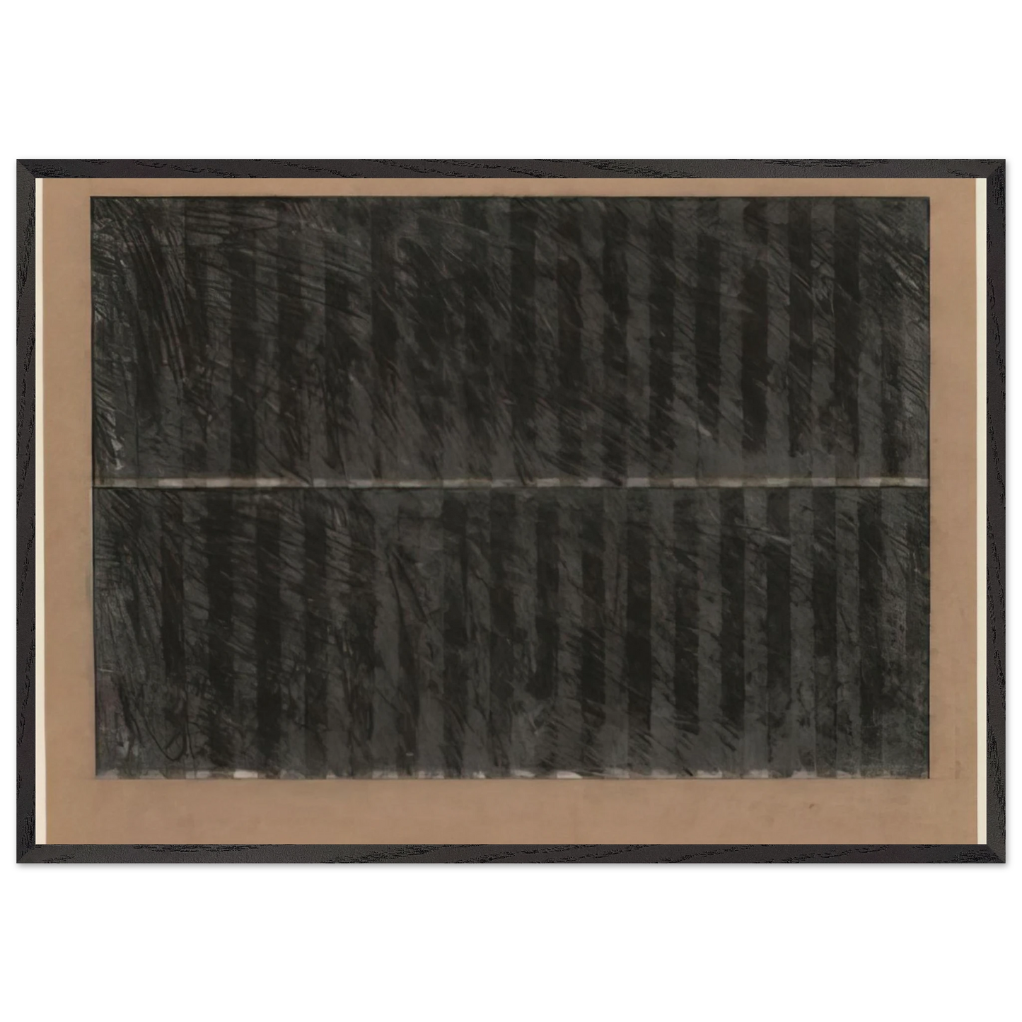 Untitled - 1965 N3 - Brice Marden 70x100 cm / 28x40 inches Framed Art Print – Black Wooden Frame