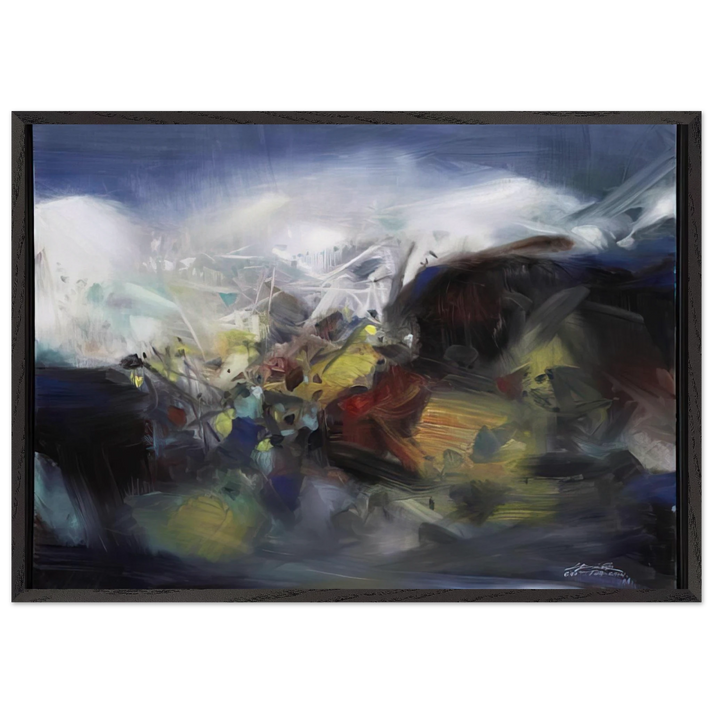 EQUINOX 2007 - Chu teh Chun 70x100 cm / 28x40 inches Framed Art Print – Black Wooden Frame