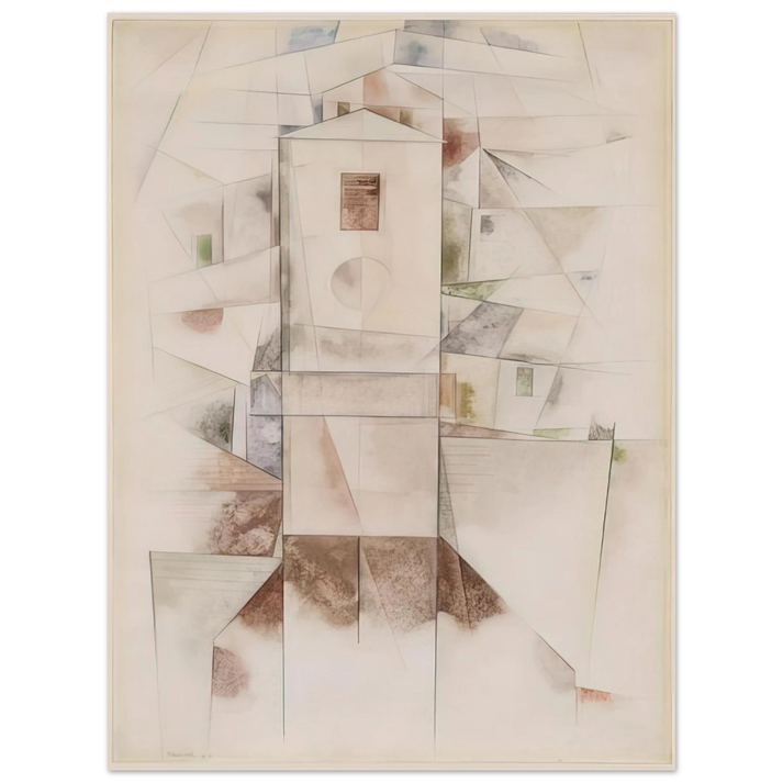 Charles Demuth - White Architecture - 1917 75x100 cm / 30x40inches Fine Art Poster